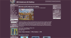 Desktop Screenshot of billandersonartgallery.com